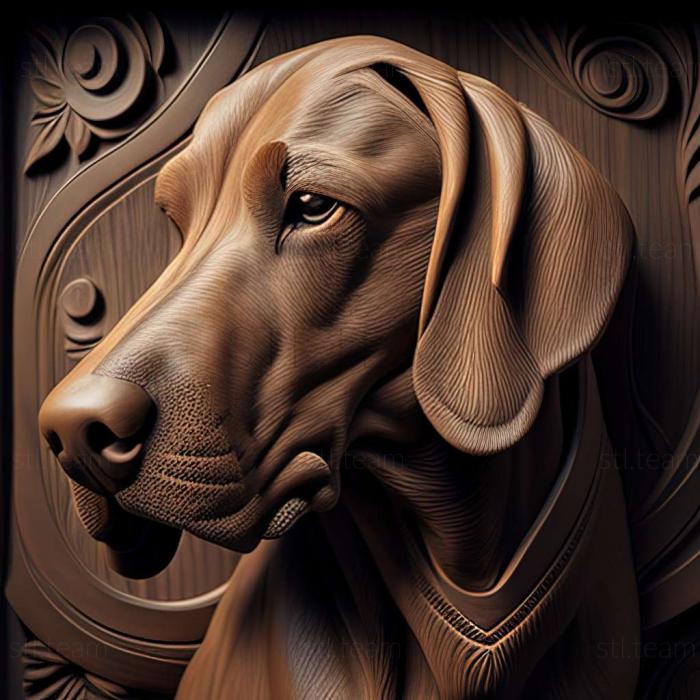 3D model The Swiss Hound dog (STL)